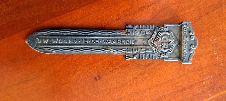 Boekenlegger herinnering NCRV, Antiek en Kunst, Curiosa en Brocante, Ophalen