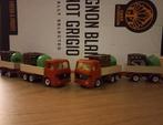 Siku Mercedes Vrachtwagen met trailer 1:87 (2x), Ophalen of Verzenden, Gebruikt, Overige merken