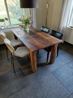 Eettafel, Huis en Inrichting, Tafels | Eettafels, Ophalen, Eikenhout, 50 tot 100 cm, Zo goed als nieuw