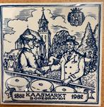 Kaasmarkt Bodegraven herdenkingstegel 1882-1982, Antiek en Kunst, Antiek | Wandborden en Tegels, Ophalen of Verzenden