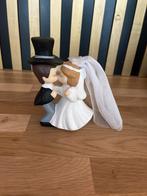 Bruidspaar Taarttopper - Romantische Decoratie, Ophalen of Verzenden, Zo goed als nieuw, Versiering, Geboorte of Huwelijk