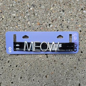 Meow zwarte choker ketting van Claire's beschikbaar voor biedingen