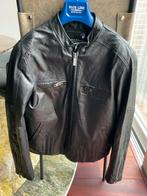 Biker leren Jack Goosecraft, Maat 48/50 (M), Zwart, Goosecraft, Ophalen of Verzenden