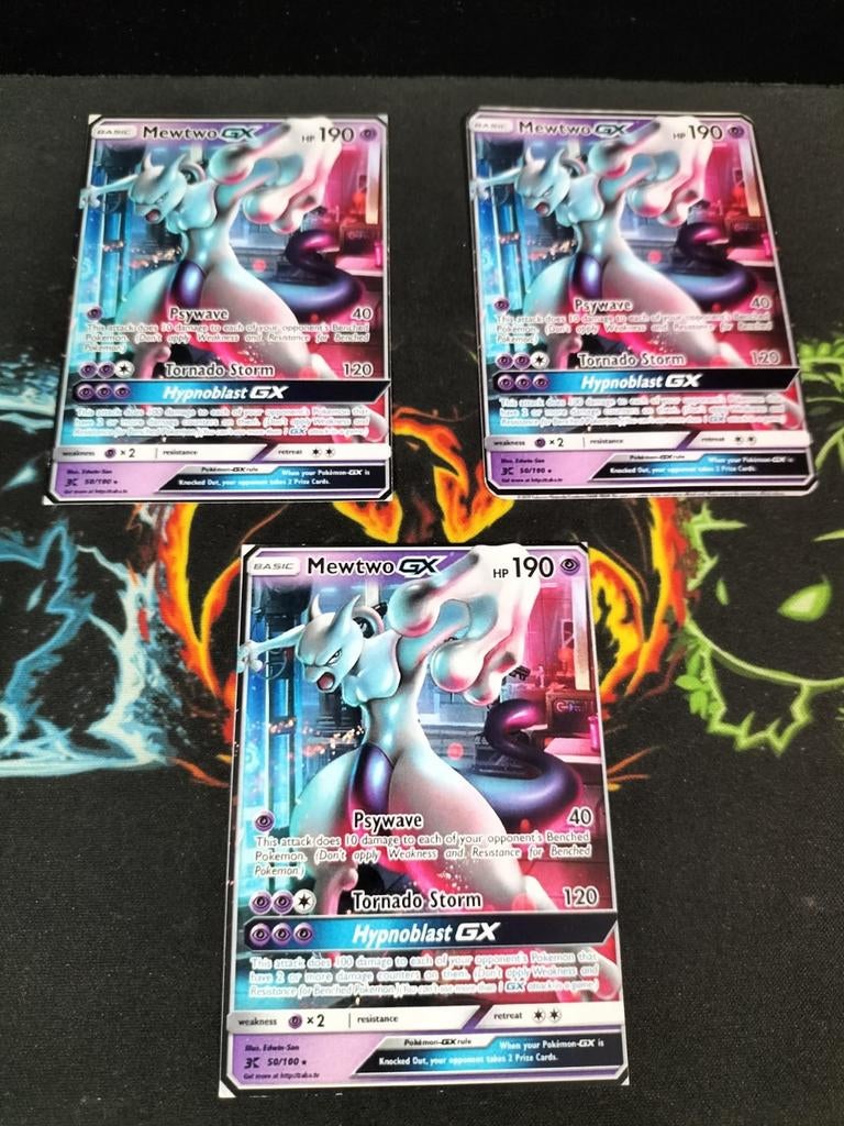 Mewtwo GX, Ophalen of Verzenden, Zo goed als nieuw, Losse kaart