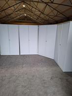 Nieuw binnen: metalen Ahrend roldeurkasten met 4 legborden, Ophalen, Gebruikt, 100 tot 150 cm, Metalen roldeurkasten