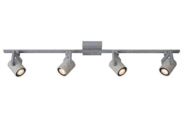 Lucide CONNI-LED 4x5W Dimmable Ceiling Spot – Modern Grey, Huis en Inrichting, Lampen | Hanglampen, Nieuw, Minder dan 50 cm, Metaal