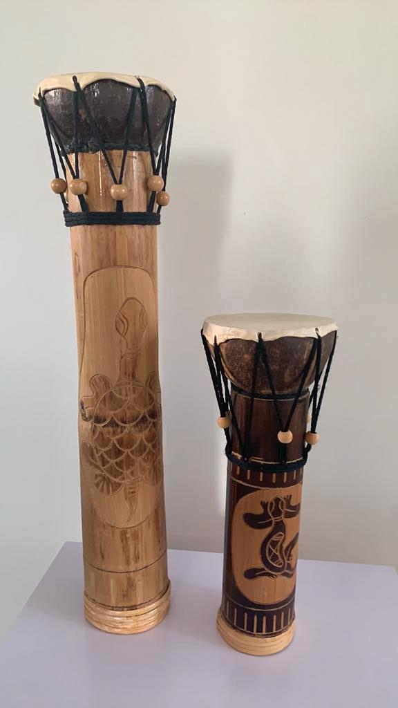 Decoratie djembe-trommel, Huis en Inrichting, Overige Huis en Inrichting, Zo goed als nieuw, Ophalen of Verzenden