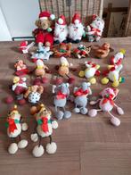 22 Zeldzame Vintage Kerst Sleutelhangers + Kerst Knuffels, Diversen, Kerst, Gebruikt, Verzenden