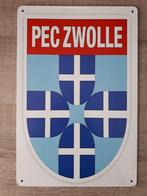 PEC Zwolle 20x30 cm Reclamebord, Ophalen of Verzenden, Nieuw, Overige typen
