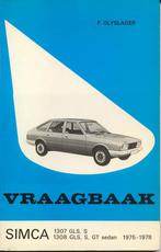 Vraagbaak Simca 1307 1308 1975 - 1978, Ophalen of Verzenden
