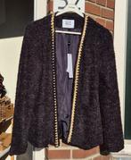 Jacket jasje blazer zwart basic zacht fluffy, Maat 38/40 (M), Vero Moda, Zwart, Nieuw