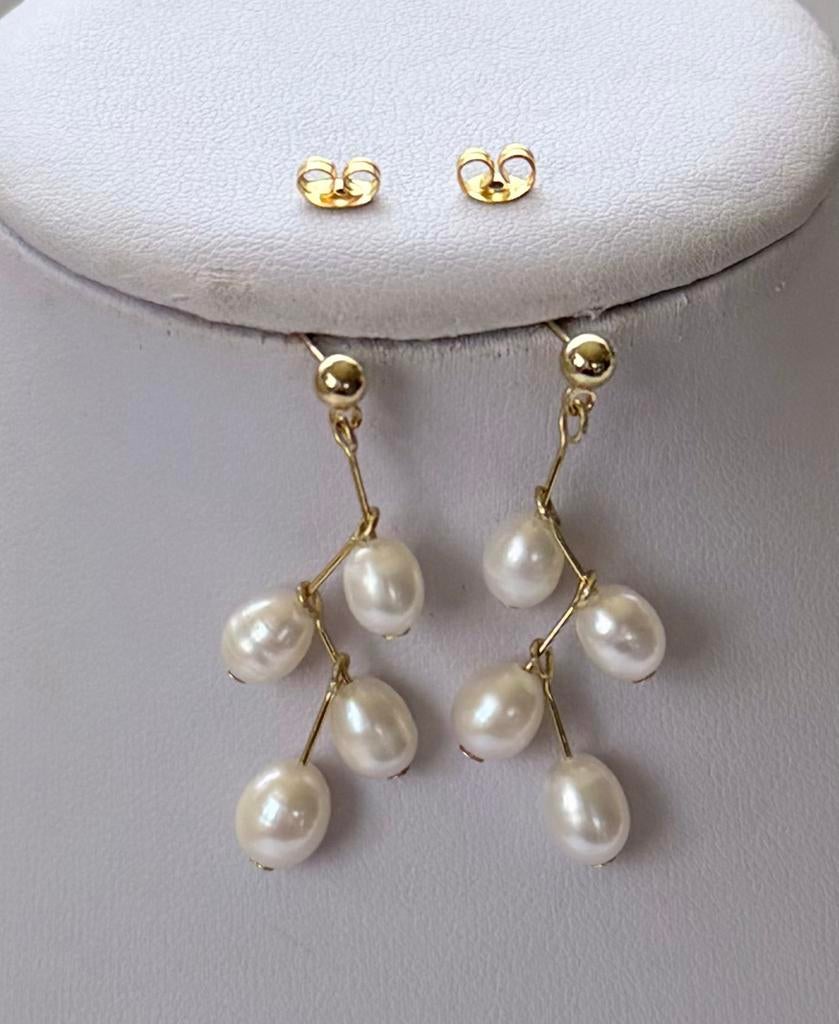 Parel Oorbellen van Zuidzee Barok Parels 14K, Sieraden, Tassen en Uiterlijk, Oorbellen, Ophalen of Verzenden, Nieuw, Goud, Hangers