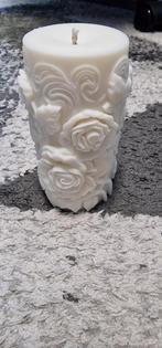 100% Soja Wax Kaars met Roos Design, Ophalen of Verzenden