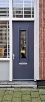 Voordeur - kwaliteit, afgelakt, Doe-het-zelf en Verbouw, Nieuw, 215 cm of meer, 80 tot 100 cm, Glas