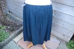 Rok donkerblauw Sommerman mt 44 Vaste prijs, Maat 42/44 (L), Ophalen of Verzenden, Zo goed als nieuw, Onder de knie