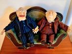 Originele collectors poppen Waldorf en Statler Muppets Sofa, Verzamelen, Poppen, Ophalen of Verzenden, Zo goed als nieuw, Pop