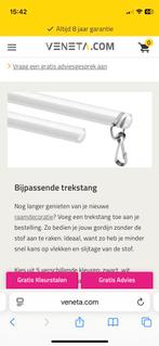 9x Transparante Trekstang 125cm - Nieuw in Verpakking, Ophalen, Minder dan 50 cm, Nieuw, Wit