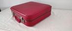 K334 Rode stewardess koffer vintage in goede staat, Overige materialen, 35 tot 45 cm, Gebruikt, Minder dan 50 cm