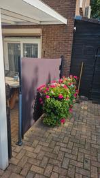 Zwart Windscherm voor Terras of Balkon, Tuin en Terras, Ophalen, Overige materialen, Tuin, Zo goed als nieuw
