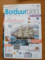 5 x Borduurblad met patroonbladen, Hobby en Vrije tijd, Patroon, Ophalen of Verzenden