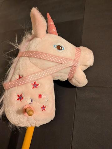Roze Stokpaard Eenhoorn - Perfect voor fantasie! beschikbaar voor biedingen