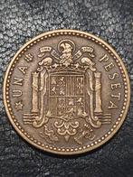 Oude un peseta munt uit 1953 Spanje, Postzegels en Munten, Munten | Europa | Niet-Euromunten, Ophalen of Verzenden, Overige landen