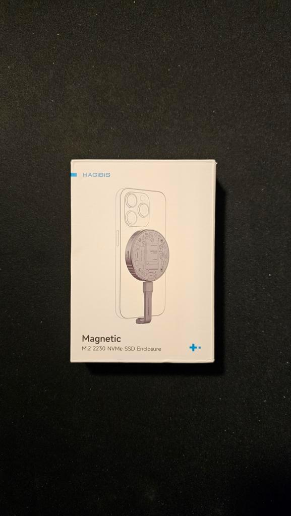 Hagibis MC100 Pro M.2 NVMe SSD-behuizing met Magsafe, Computers en Software, Harde schijven, Nieuw, Laptop, Extern, SSD, USB, Ophalen of Verzenden