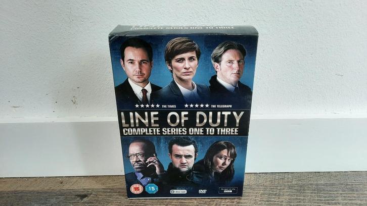 Line of Duty Serie 1 t/m 3 TV Serie DVD Boxset, Cd's en Dvd's, Dvd's | Tv en Series, Zo goed als nieuw, Drama, Boxset, Alle leeftijden