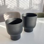 Twee bloempotten van JYSK, Rond, Ophalen of Verzenden, Zo goed als nieuw, Balkon