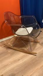 Schommelstoel, Huis en Inrichting, Stoelen, Ophalen, Wit, Zo goed als nieuw, Metaal