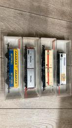 4x Fleischmann wagon in doos 5232 5233 5329 en 5338, Gelijkstroom, Fleischmann, Wagon, Ophalen of Verzenden