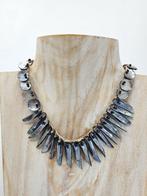 Vintage Ketting met Parelmoer Schelpen, Sieraden, Tassen en Uiterlijk, Kettingen, Verzenden, Zo goed als nieuw, Overige materialen