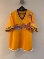Vintage New York Hip-Hop Baseball Shirt - Geel - Maat M, Ophalen of Verzenden, Gedragen, Maat 48/50 (M), Geel