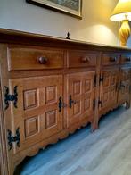 T.k. massief eiken dressior, Huis en Inrichting, Kasten | Dressoirs, Ophalen, Gebruikt, Eikenhout, 200 cm of meer