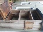 Steigerhout tuinkast gratis, Tuin en Terras, Bergingen en Tuinkasten, Ophalen, Gebruikt, Kunststof, Overige typen