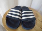 blauwe badslippers mt 43 Adidas, Blauw, Adidas, Gedragen, Ophalen