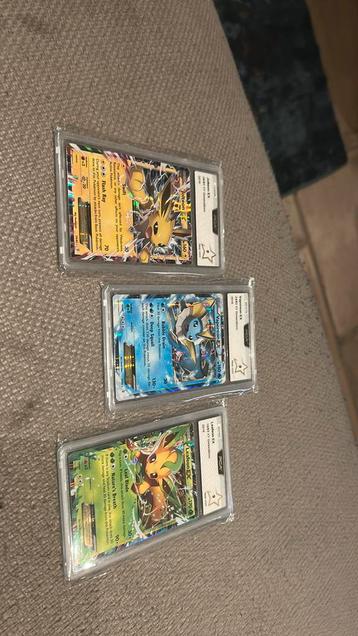 Pca 9 leafeon, vaporeon en jolteon XY generations beschikbaar voor biedingen