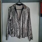 Glitter Feest Jas Zilver - Maat 40, Maat 38/40 (M), Zara, Ophalen of Verzenden, Zo goed als nieuw