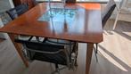 Tafel, Huis en Inrichting, Tafels | Eettafels, Ophalen, Gebruikt, 50 tot 100 cm, Vierkant