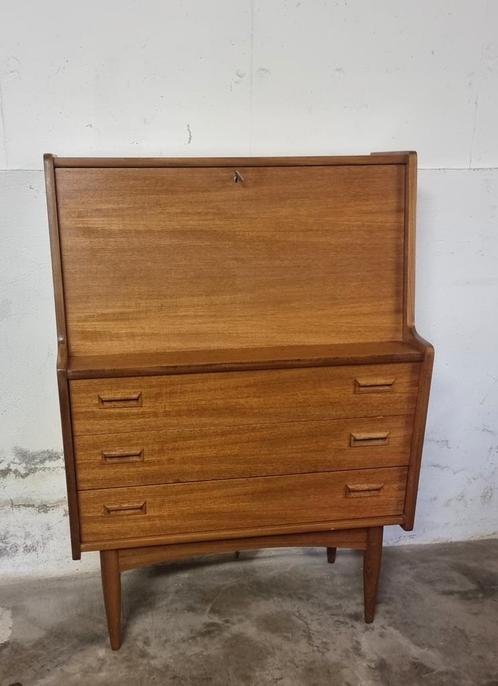 Vintage Creafort secretaire uit de jaren 60, Huis en Inrichting, Kasten | Secretaires, Zo goed als nieuw, Ophalen of Verzenden