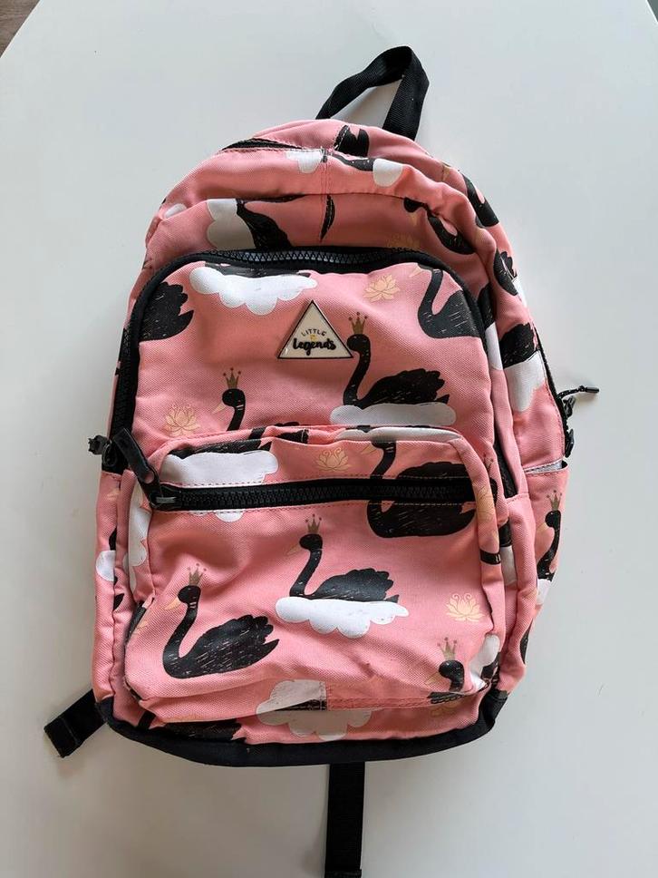 Little Legends Rugzak met Zwanen, Sieraden, Tassen en Uiterlijk, Tassen | Rugtassen, Zo goed als nieuw, Overige merken, Minder dan 25 cm