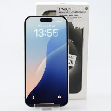 iPhone 15 Pro 256GB Natural Titanium| ZIE OMSCHRIJVING beschikbaar voor biedingen