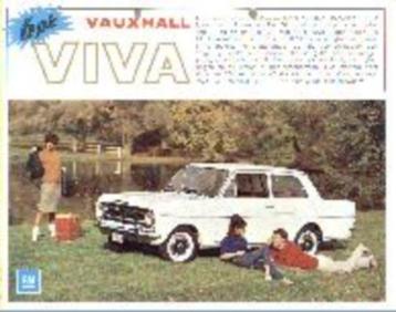 Vauxhall Viva, Firenza, Victor, Wyvern brochure/auto folder beschikbaar voor biedingen