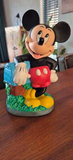 Retro vintage  spaarpot Mickey Mouse, Ophalen of Verzenden, Zo goed als nieuw, Strip- of Tekenfilmfiguur