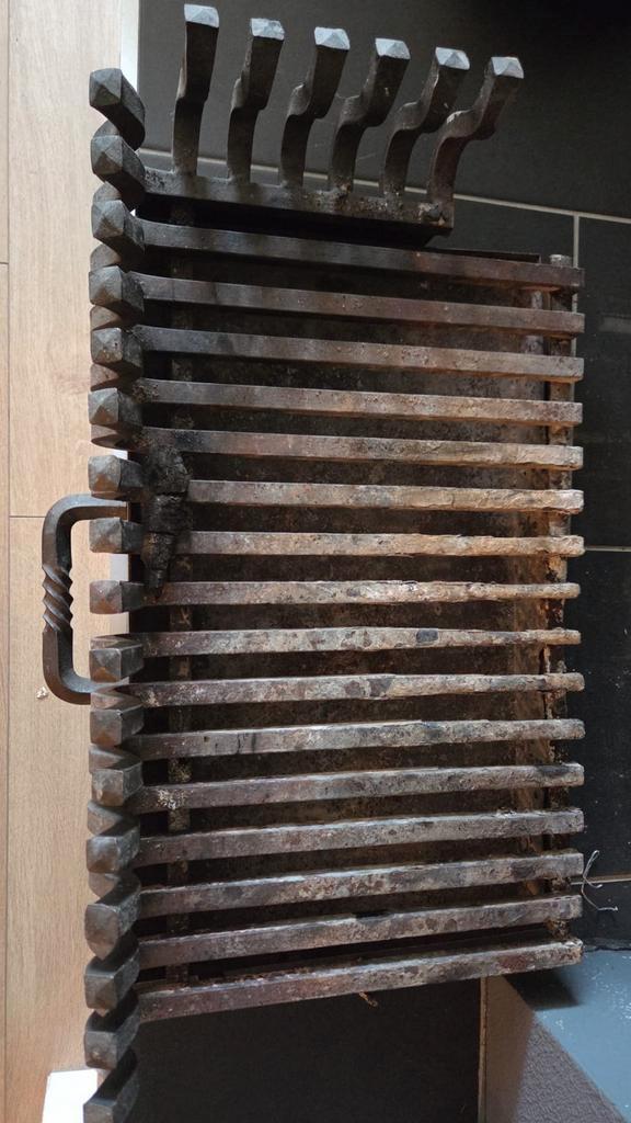 Open Haard Rooster met Aslade, Huis en Inrichting, Haarden, Gebruikt, Houthaard, Ophalen