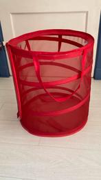 Ikea Fyllen wasmand opberger rood, Kunststof, Gebruikt, Mand, Rond