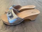 Halfhoge zilveren kleppers Scholl mt 39, Kleding | Dames, Schoenen, Scholl, Overige kleuren, Zo goed als nieuw, Sandalen of Muiltjes