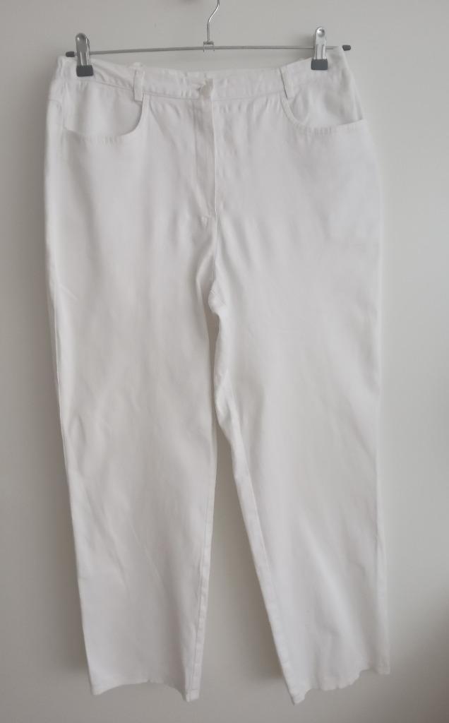 Cosma witte jeansbroek, maat 44, Kleding | Dames, Broeken en Pantalons, Zo goed als nieuw, Maat 42/44 (L), Wit, Lang, Verzenden