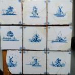gerestaureerde antieke tegels, muurtegels 18e eeuw, Antiek en Kunst, Antiek | Wandborden en Tegels, Ophalen of Verzenden