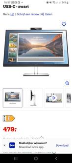 HP Elite Display E243d monitor / beeldscherm nieuw in doos, Computers en Software, Monitoren, Ophalen, IPS, Ingebouwde speakers